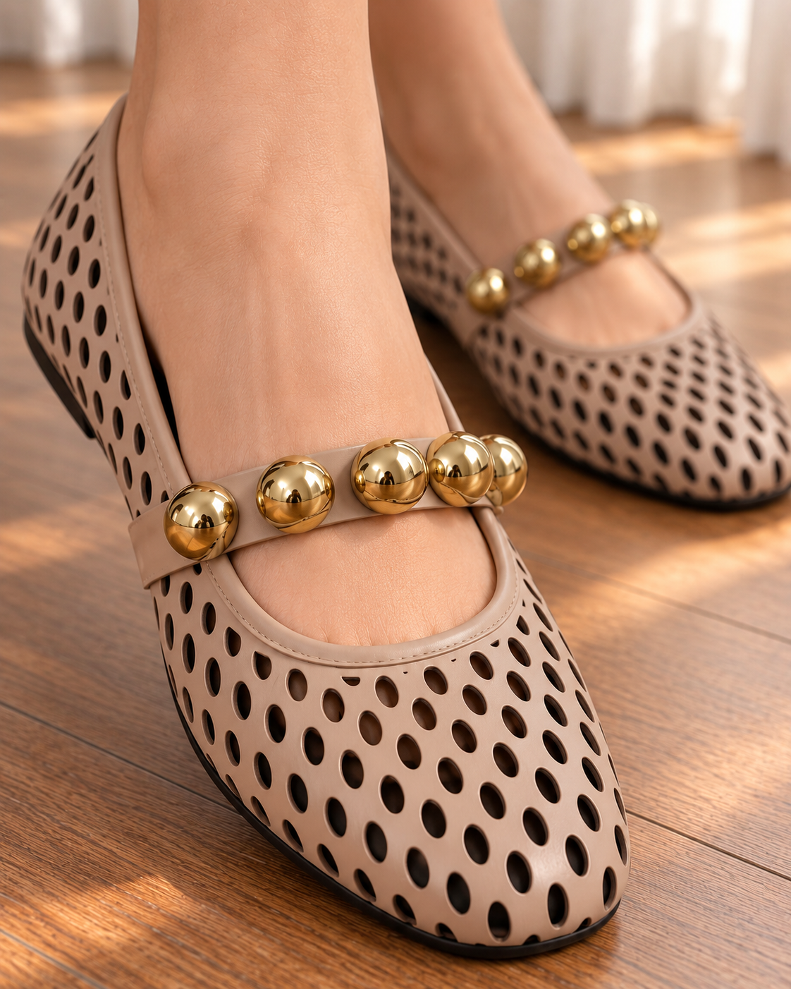 Camellia Ballet Pumps