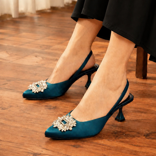 Christina Slingback Heeled Sandal