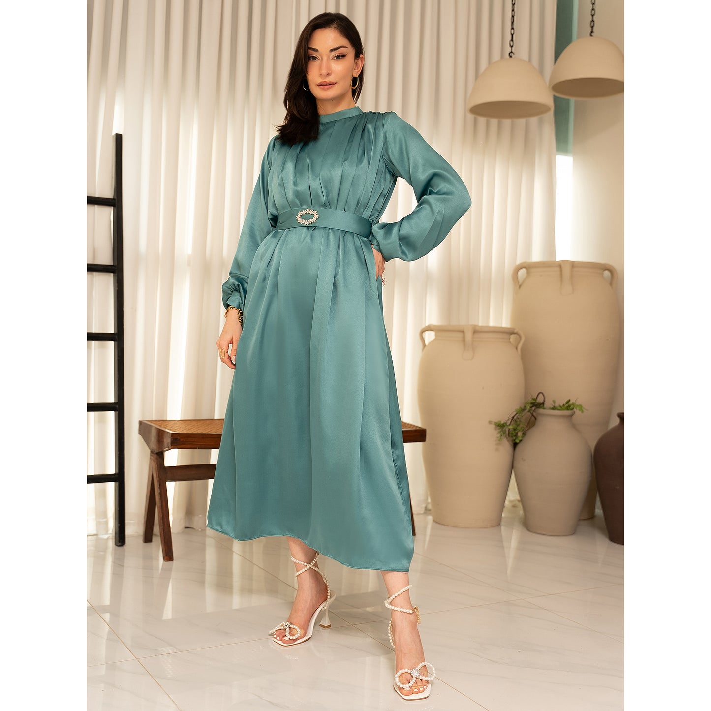 Moonlight Brooch Dress