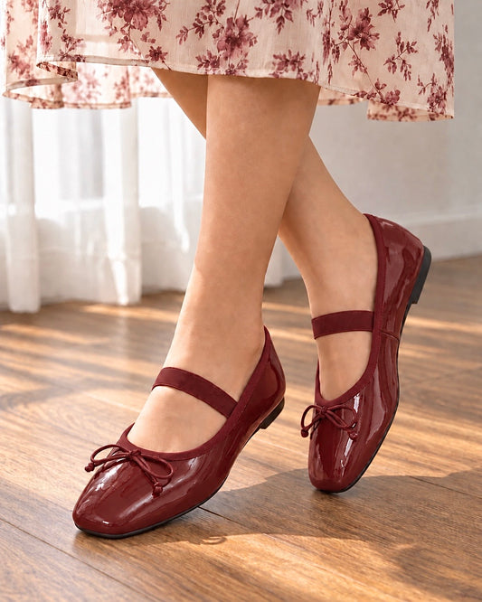 Ballerina Bow Ballet Pumps