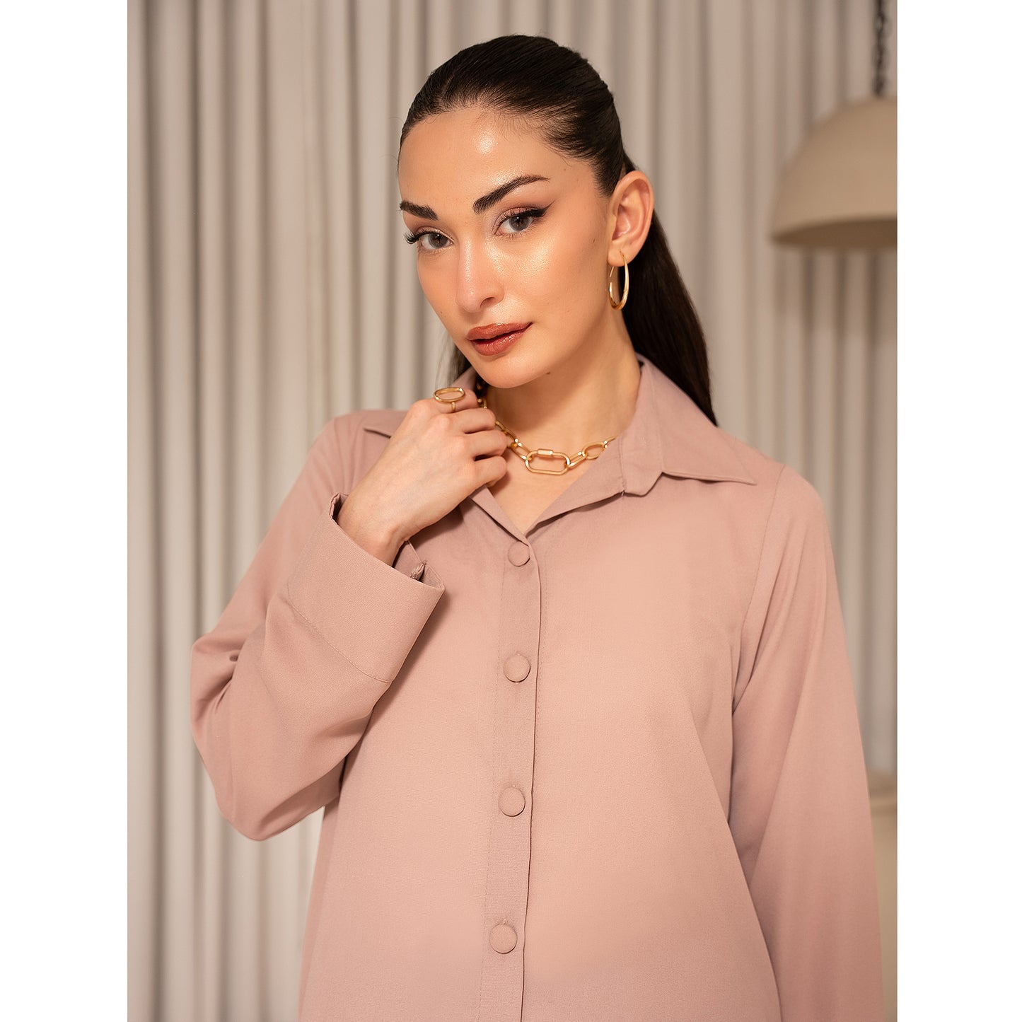 Pink Minimal Co-Ord Set