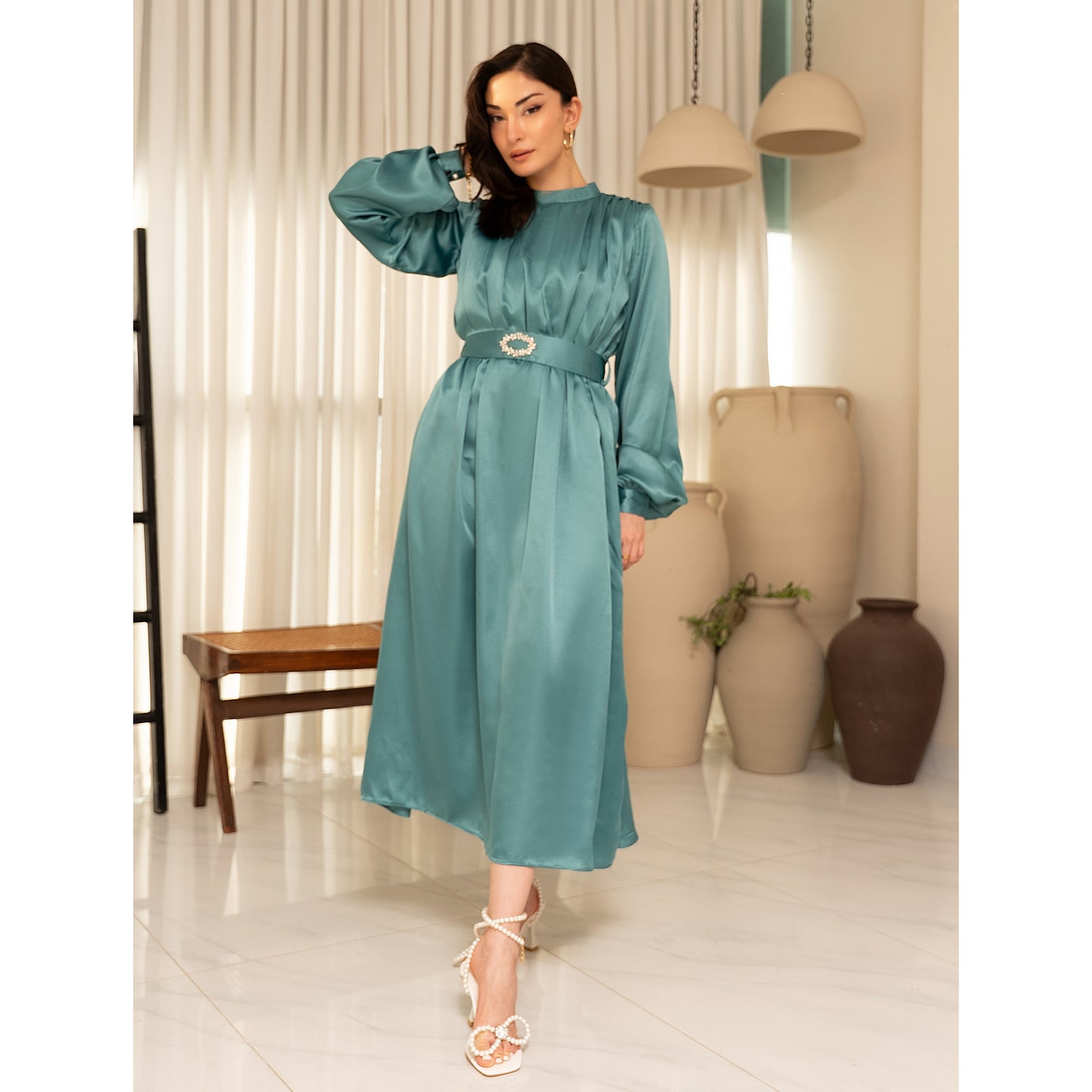 Moonlight Brooch Dress