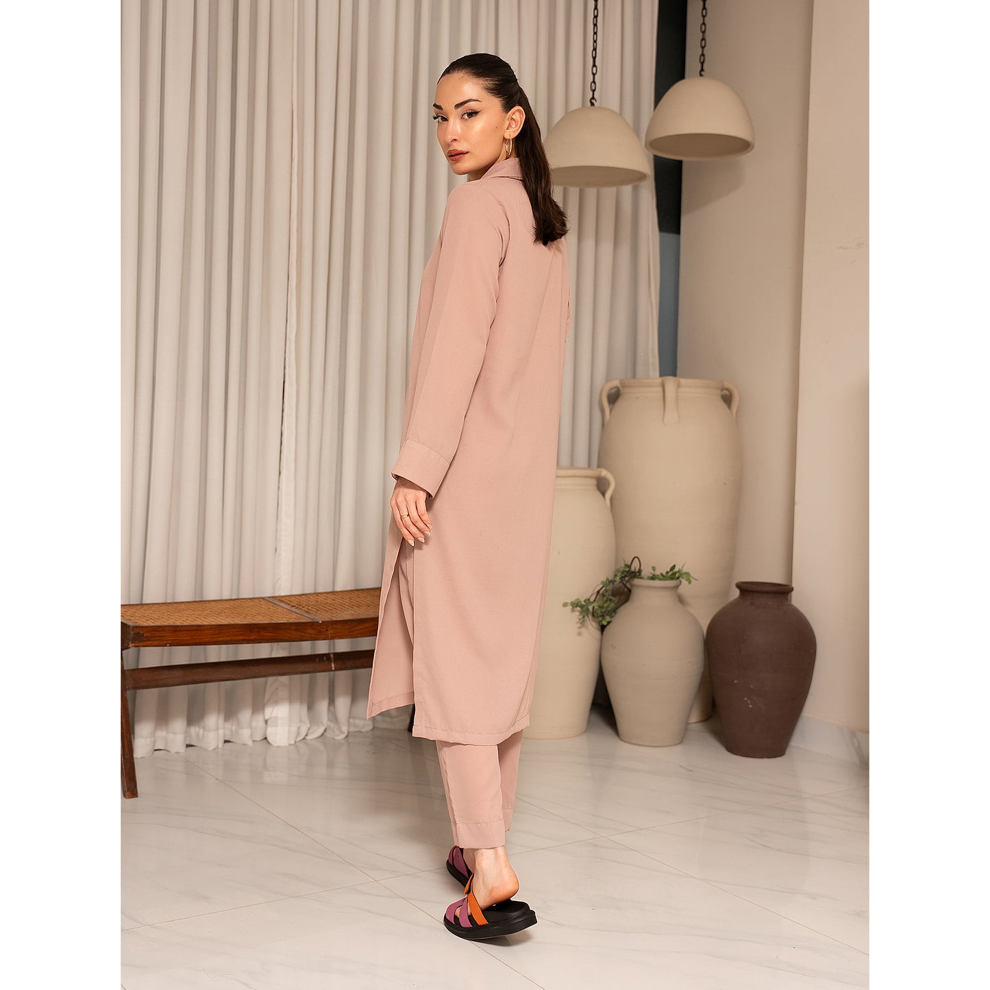 Pink Minimal Co-Ord Set