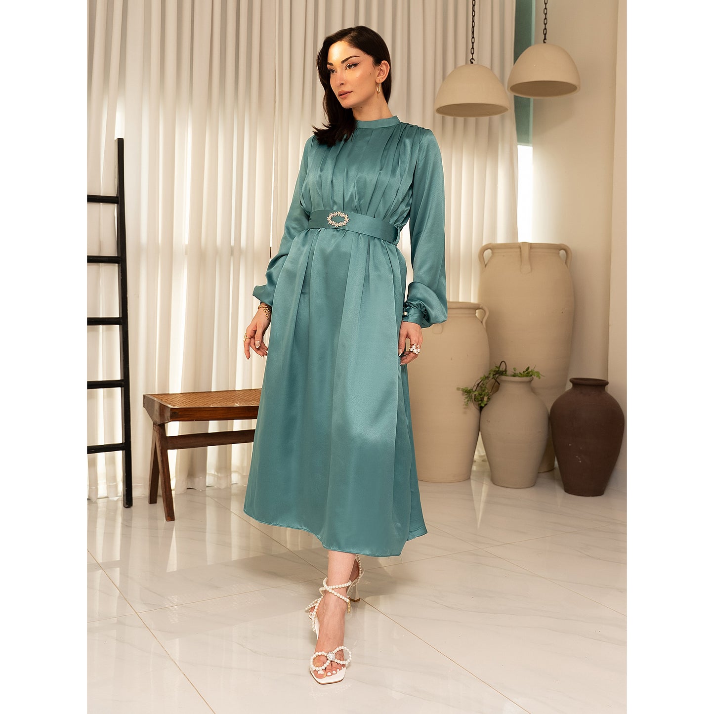 Moonlight Brooch Dress