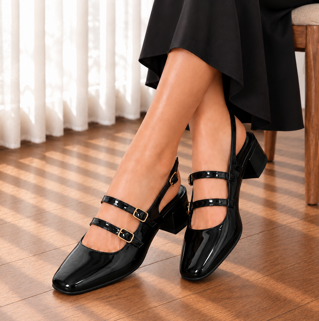 Mary Jane Block Heel